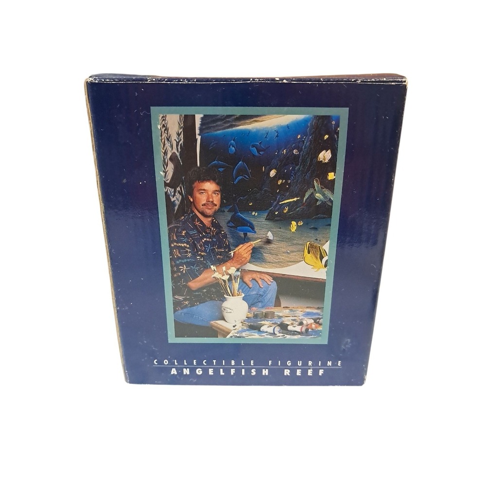 Dakin artist collection. Wyland angelfish reef figurine